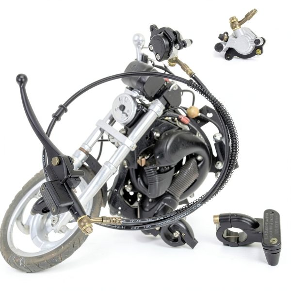 Hydraulic Caliper FVRITO Mini Bike Metal-2