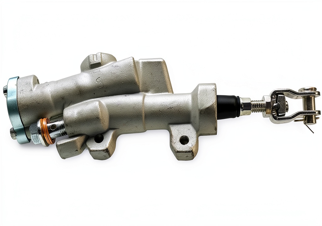 Vanlison rear brake master cylinder installed on a Yamaha YZ250F on a trail