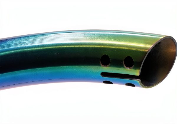 Exhaust Kit WNOOENG Chrome Bolt On for Mini Bikes-4