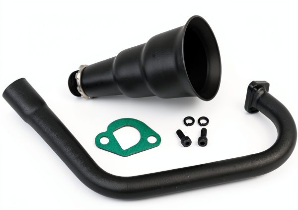 Mini Bike Exhaust SJVLXHI Machined Metal-0