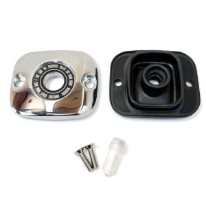 Billet Proof Designs Chrome Brake Master Cylinder Cover-0