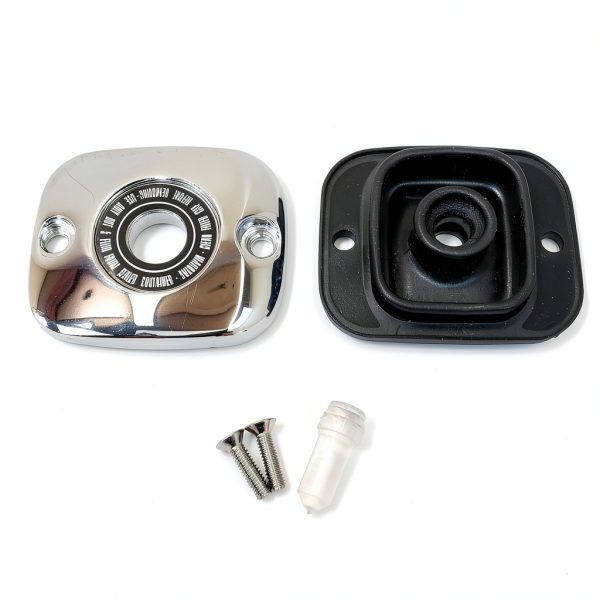 Billet Proof Designs Chrome Brake Master Cylinder Cover-0