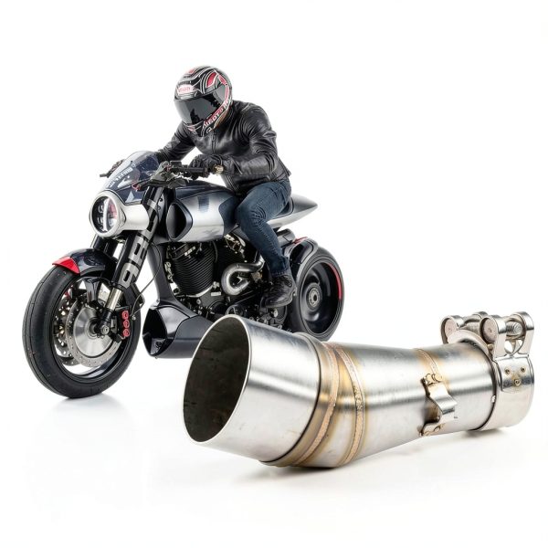 Kawasaki Ninja Exhaust Pipe Stainless Steel Clamp-On-2