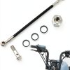 Motorcycle Brake Hose Extension WOWTK 25CM Universal Fit-0