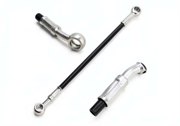 Motorcycle Brake Hose Extension WOWTK 25CM Universal Fit-2