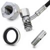 Motorcycle Brake Hose Extension WOWTK 25CM Universal Fit-3