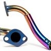 Exhaust Kit WNOOENG Chrome Bolt On for Mini Bikes-5
