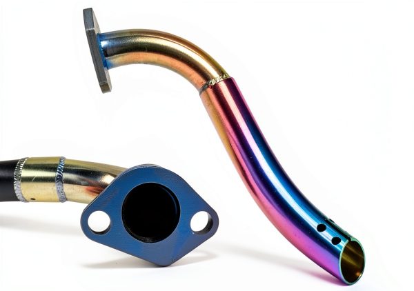 Exhaust Kit WNOOENG Chrome Bolt On for Mini Bikes-5