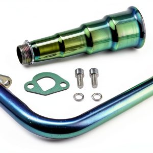 SJVLXHI Machined Exhaust Header for Coleman CT200U & Predator Go Kart-0