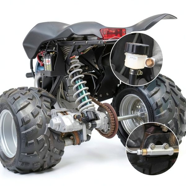 M MATI Brake Calipers Assembly for Polaris ATV-4
