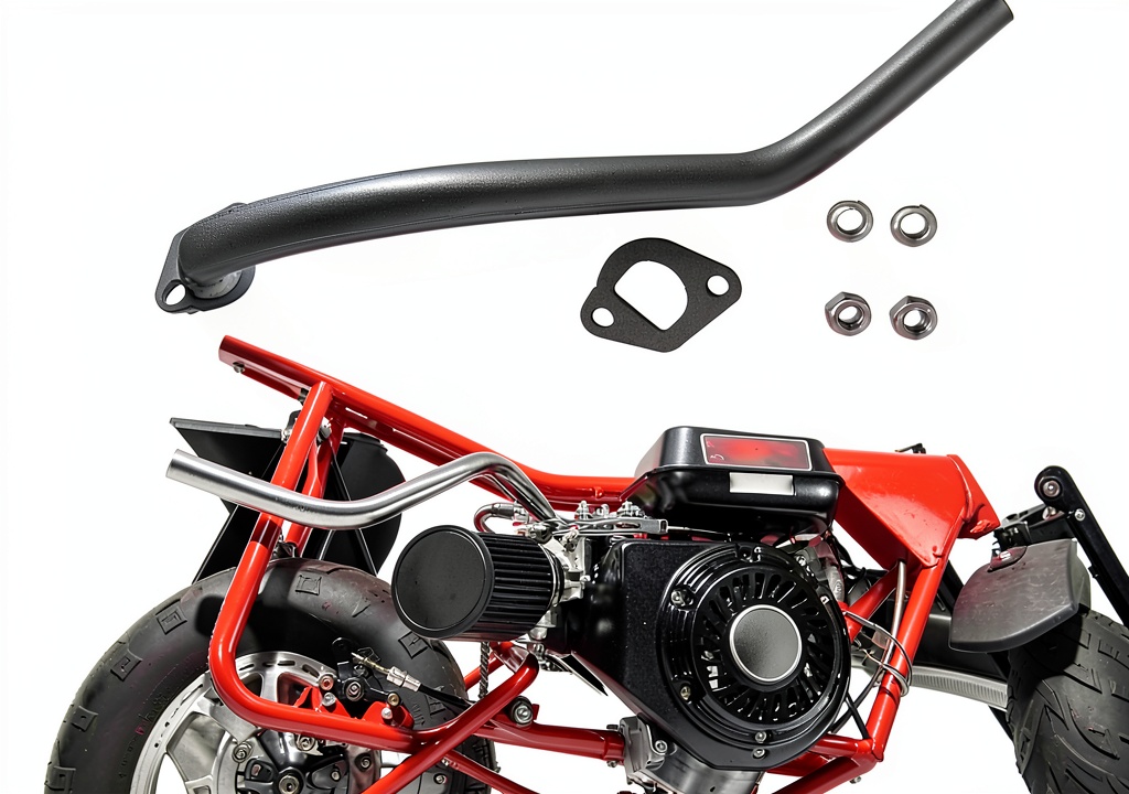 LOSTAR Powersports Headers & Mid-Pipes for Coleman CT200U/EX
