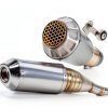 Kawasaki Ninja Exhaust Pipe Stainless Steel Clamp-On-3