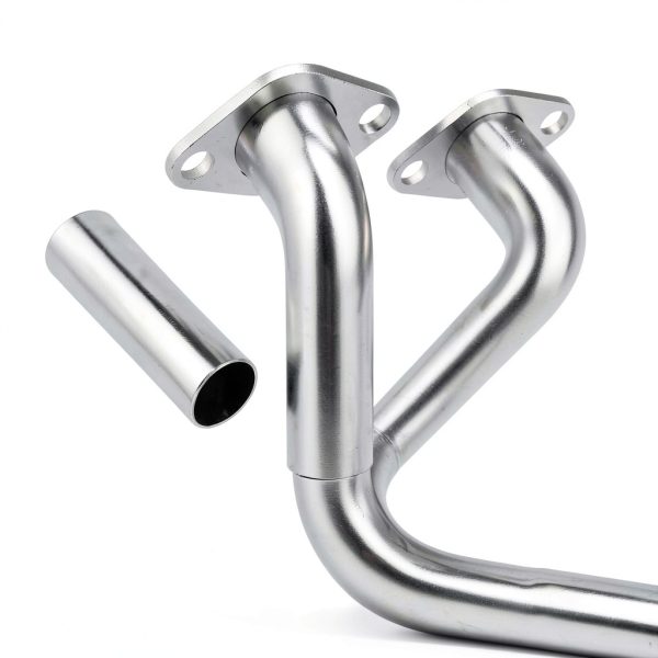 YOXUFA Mini Bike Exhaust YO-HEP-420 420cc Header with Heat Shield-4