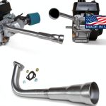 ARSPORT Go Kart Header Pipe 3 Stage Alloy Steel Round A-212-0