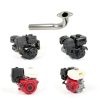 YOXUFA Mini Bike Exhaust YO-HEP-420 420cc Header with Heat Shield-3