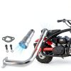 Exhaust Pipe MBGYL 2 Inch Raised Design for Mini Bike and Go Kart-8