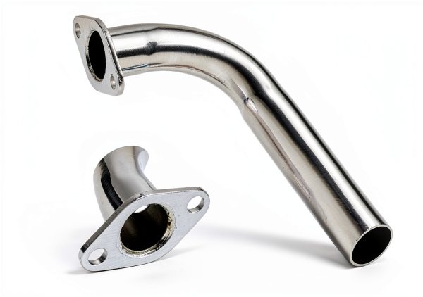 YOXUFA Mini Bike Exhaust YO-HEP-420 420cc Header with Heat Shield-1