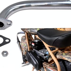 YHB Coleman CT200U-EX Minibike Exhaust Header 1" Tubing with Hardware-0
