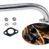 YHB Coleman CT200U-EX Minibike Exhaust Header 1" Tubing with Hardware-5