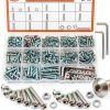 Taiss M3 M4 Screws Kit 405PCS Stainless Hex & Button Head Assortment-0