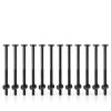 Biaungdo M6 x 100mm Bunk Bed Bolts, Hex Drive Socket Furniture Barrel Screws Bolt Nuts Furniture Crib Baby Bed Bolt with Wrench(Black, 12 Pcs)-4