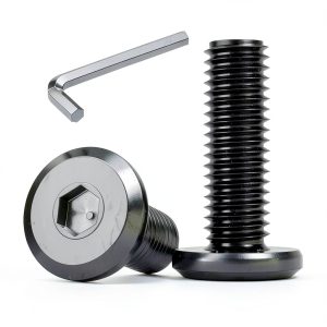 M6 x 35mm Flat Head Hex Socket Screws WYLWLS Black Oxide, 30 pcs-0