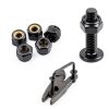 weideer 30pcs 1/4-20 x 3/4" Nuts and Bolts Kit, Stainless Steel 18-8 (304) Flat Head Hex Socket Cap Furniture Bolts,Nylon Insert Hex Lock Nuts with Hex Spanner-3