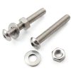 Taiss M3 M4 Screws Kit 405PCS Stainless Hex & Button Head Assortment-6